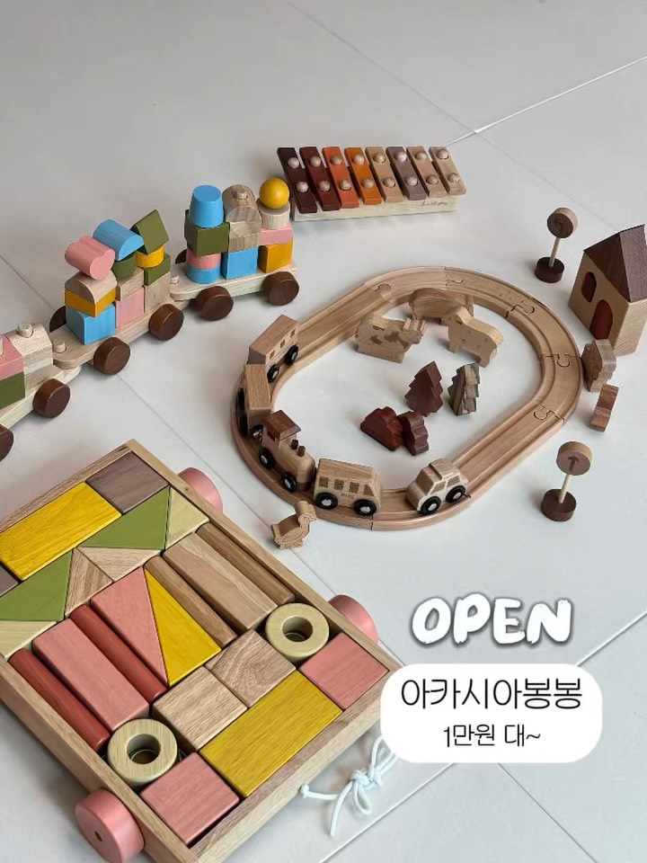아카시아봉봉 원목 교구 모음전