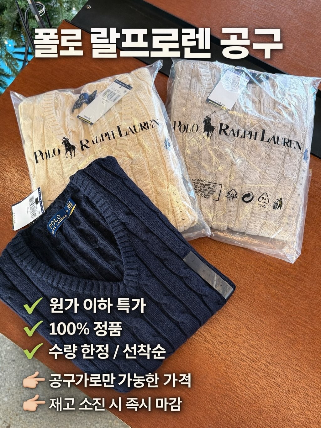 폴로 브이넥니트
